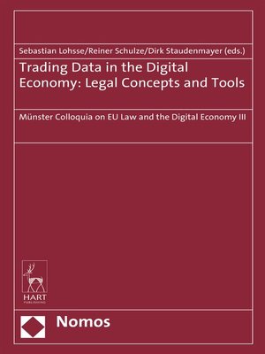 cover image of Trading Data in the Digital Economy